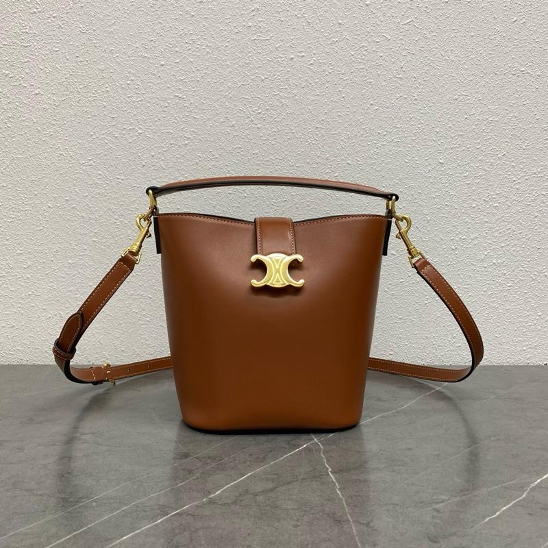 Celine Louise Bucket bag 119173 brown